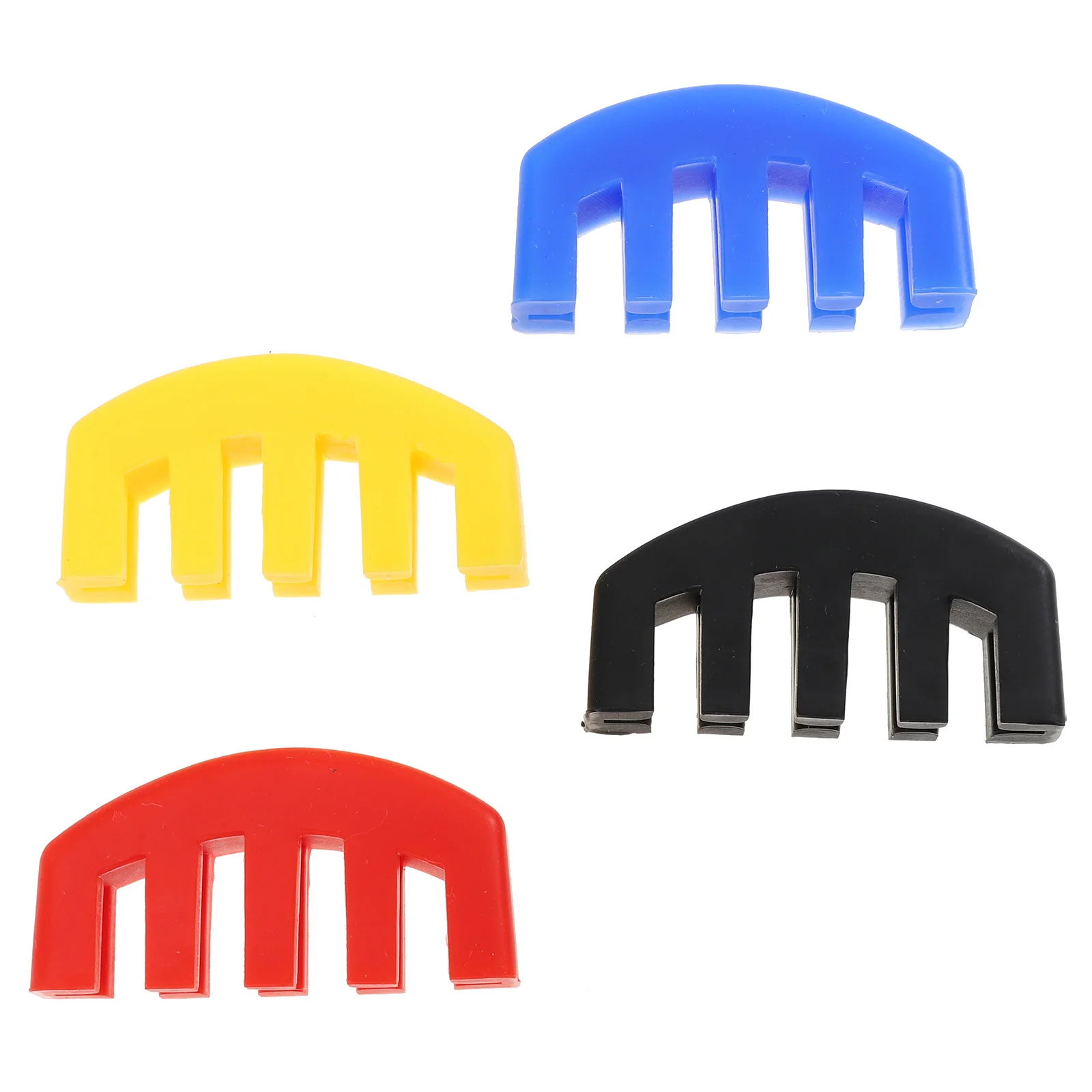 4 PCS Violin Mute Special Sordine Rubber Fiddles Silencers Practice Accessories