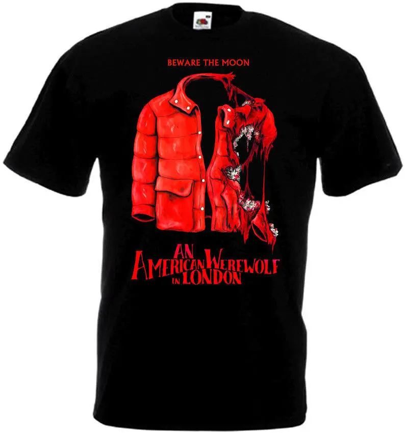 An American Werewolf In London v.4 T shirt black movie poster all sizes S-5XL