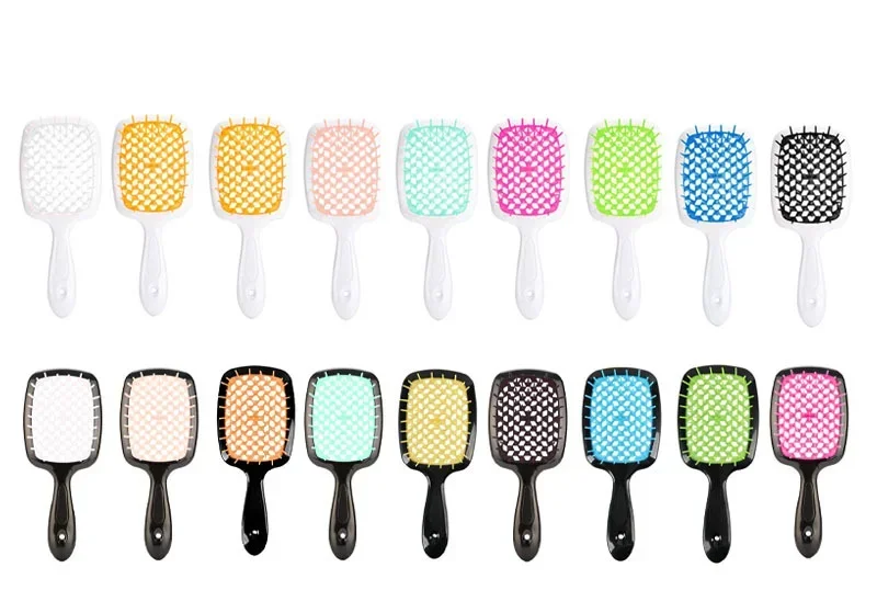 Air Cushion Comb Tangled Hair Comb Hair Brush Massage Anti-static Hollow Out Wet Curly Hair Brushes Barber Styling Tool