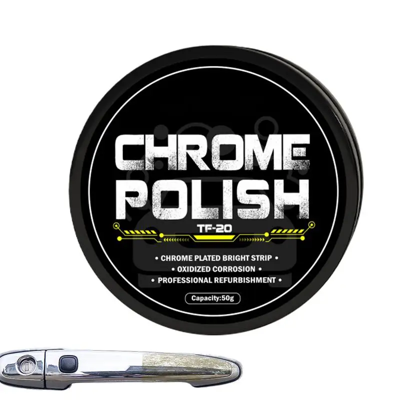 Car Chrome-Plated Repair Paste Electroplating Badges Decorative Parts Rust Removal Polishing Aluminum Oxide Refurbishment Tools