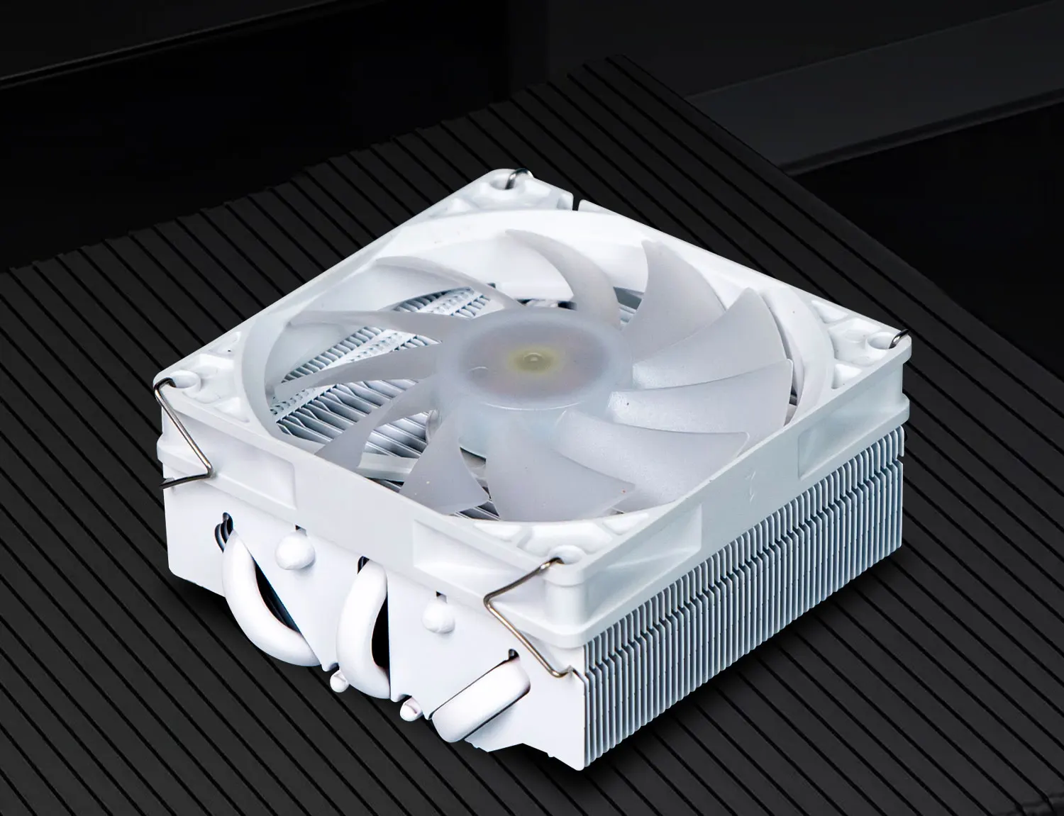 XGS-G53W pure white cpu lower pressure radiator 1700 five heat pipe ITX/MATX small chassis non-axp90