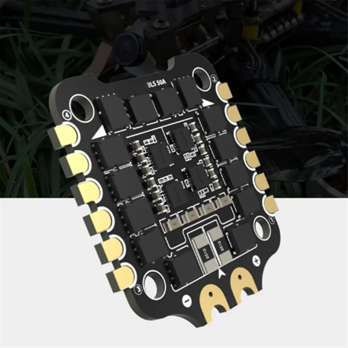 A25UFor SpeedyBee SB-F4V3-50-STACK Feta Support 8 Way Motor 1000Uf Capacity High Frequency Low Resistance Capacitor Module