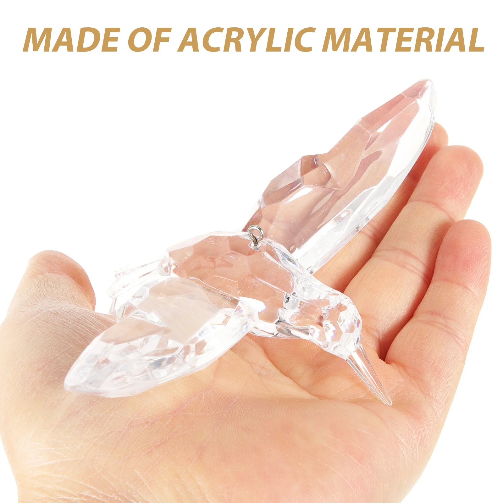 

3Pcs Flying Birds Ceiling Decoration Transparent Acrylic Bird Ornament Wedding Party Hanging Decor Ceiling Bird Decoration