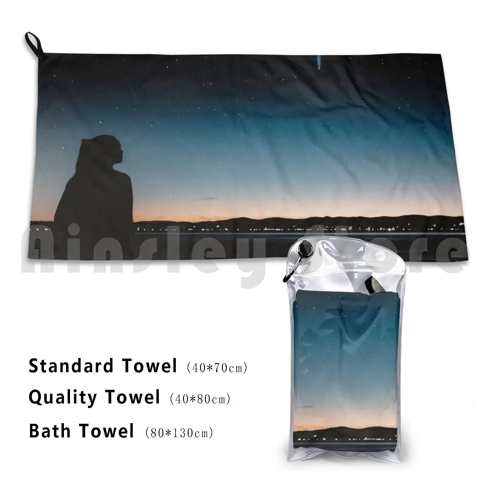 Light Night Bath Towel Beach Cushion Comics Superhero Endgame Mcu Tony Stark Cute Steve Rogers Infinity War