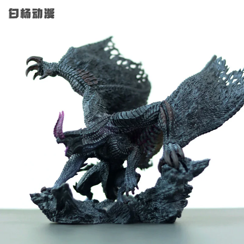 Spot Monster Hunter Resonance Series Black Eclipse Dragon Figure Model Tide Play Ornament Boys Gift Boxed for Boys view 2