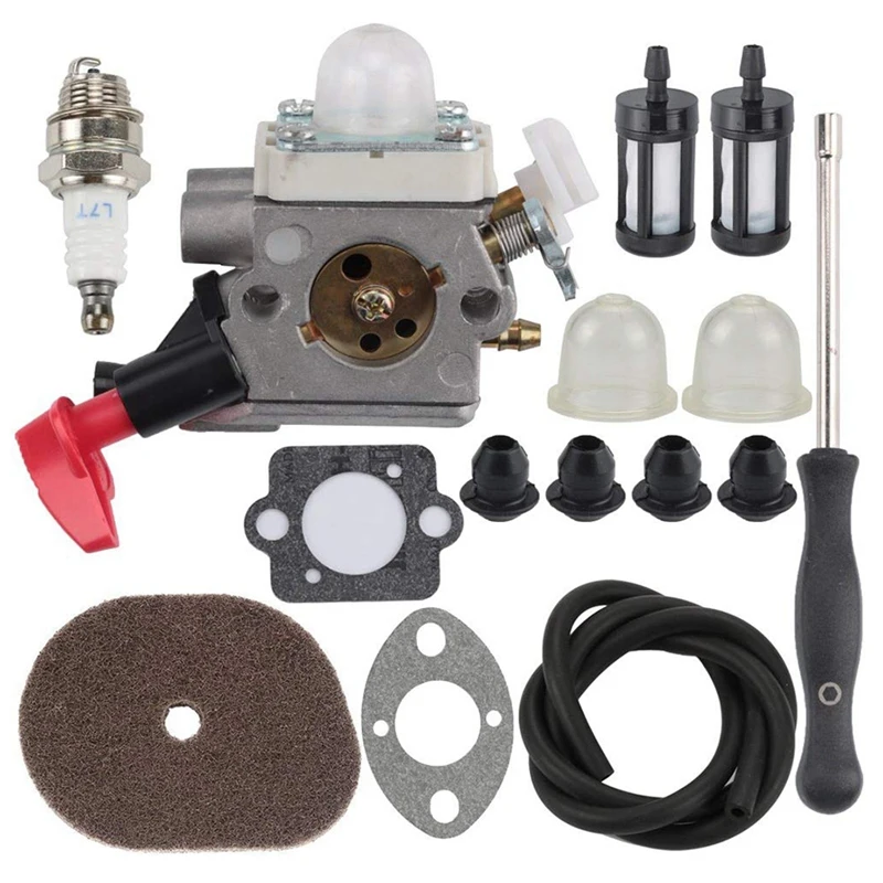 ABGG-C1M-S267A FS40 Carburetor With Air Filter Adjustment Tool For Stihl FS50 FS50C HT56 HT56C KM56 KM56C KN56 FS56 FS56C FS70C