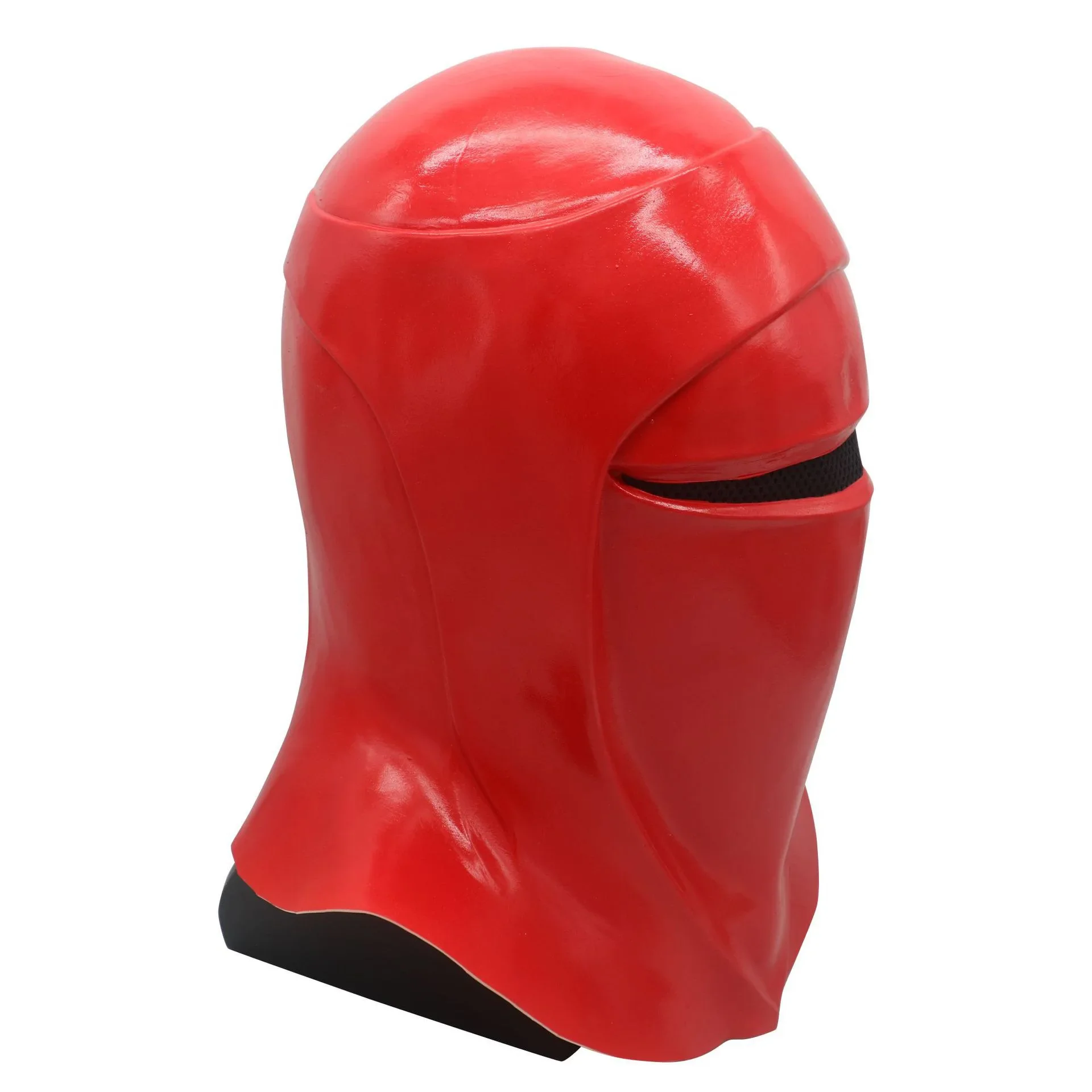 Red Hood Mask Full Head Latex Royal Guard helmet With Mesh Eye Game Cosplay Halloween Costume Props