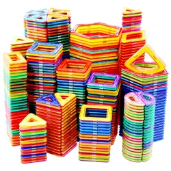 Große Größe und Mini-Größe magnetische Designer Magnet Bausteine Zubehör pädagogische Konstrukteur Spielzeug für Kinder