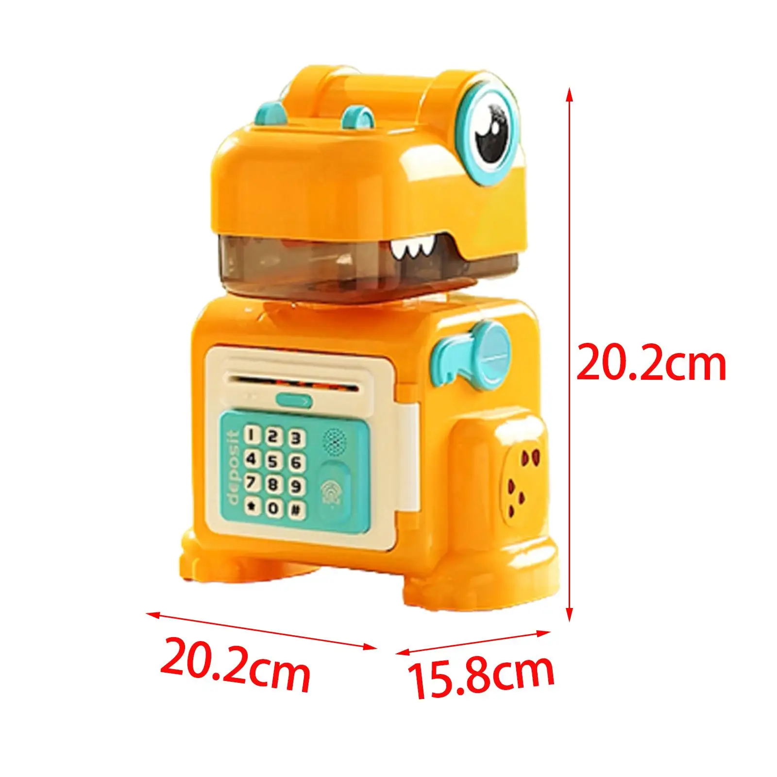Tirelire dinosaure, jouets bancaires d'argent, tirelire électronique pour économiser de l'argent
