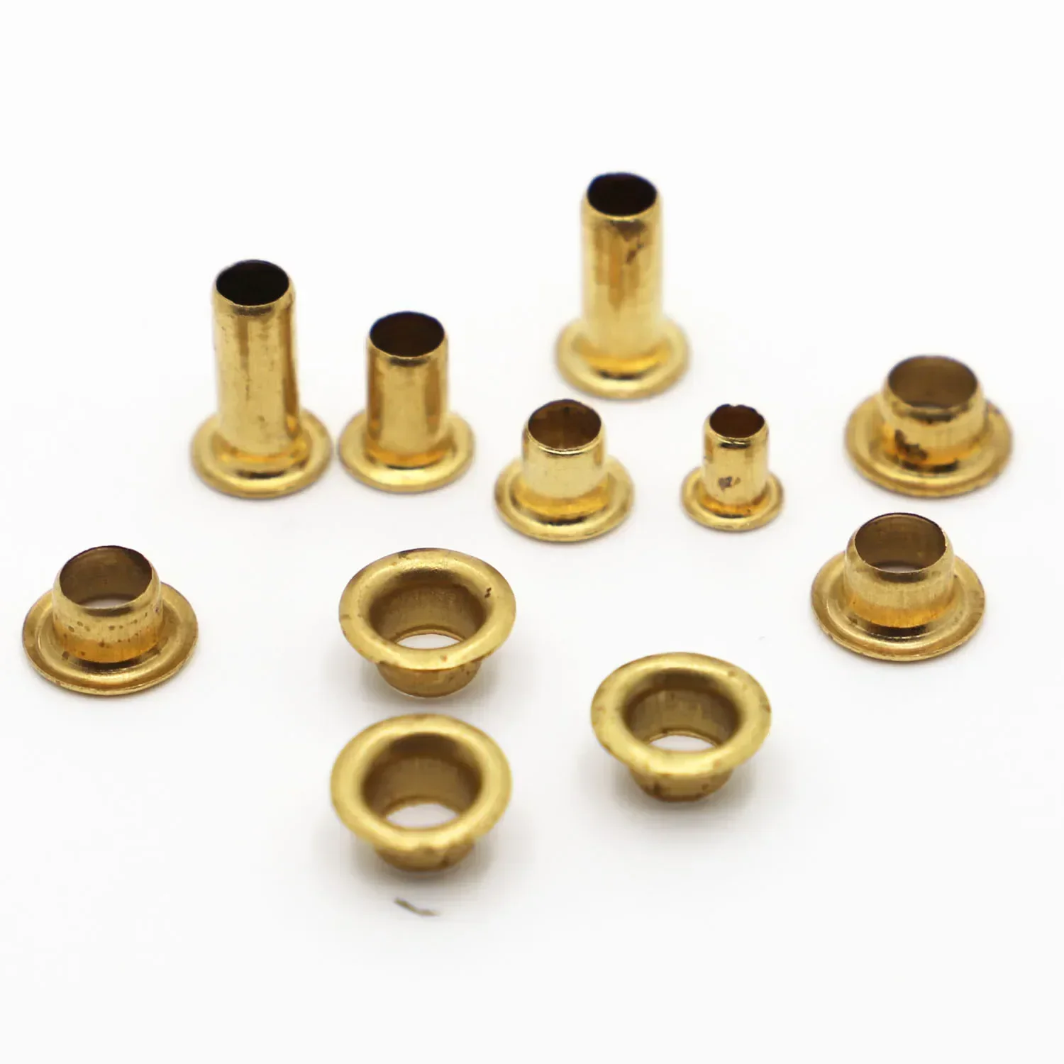 GB876 M0.9 M1.3 M1.5 M1.7 M2 M2.5 M3 M4 M5 M6 Трубчатые заклепки Двусторонние гвозди для печатной платы Медные полые заклепки