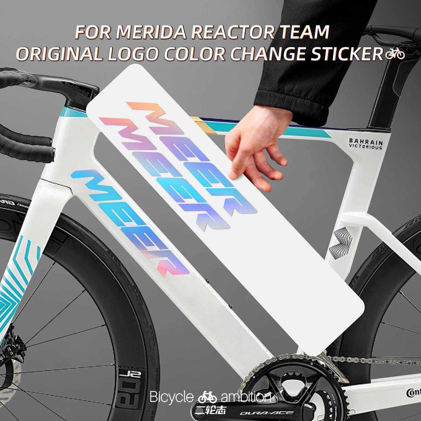 

For MERIDA Reacto TEAM Edition Road Bike Decor Stickers Frame LOGO Color Change Custom Paint Refresh Look Bike Decor Stickers