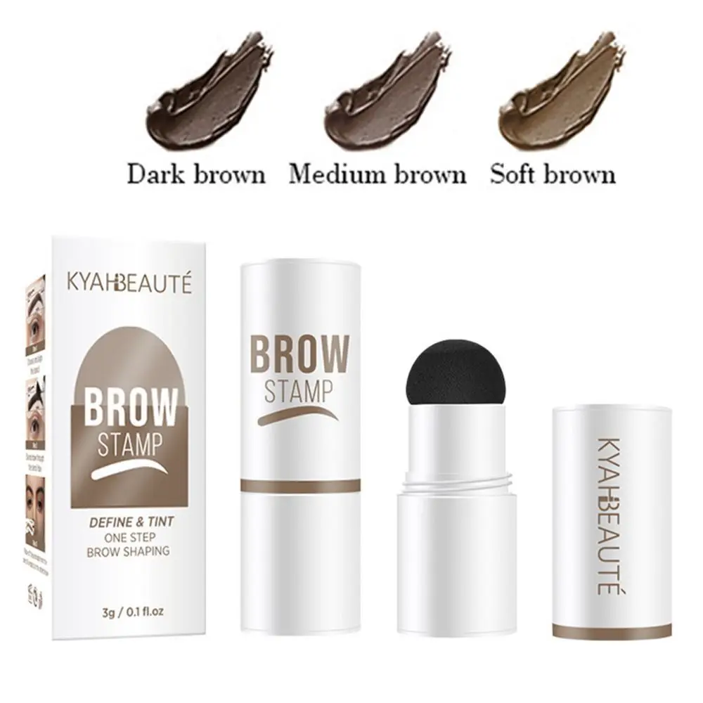 Langdurige wenkbrauw stempel stencil kit veegvast met wenkbrauw stencils wenkbrauw stempel vormgeven kit pomade waterdicht make-up tool