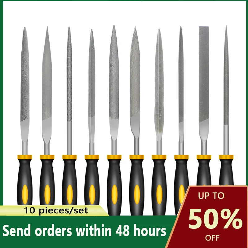 

3X140 4x160 5X180mm 10Pcs Mini Metal Rasp Needle Files Set Wood Carving Tools for Steel Rasp Needle Filing Woodworking Hand File