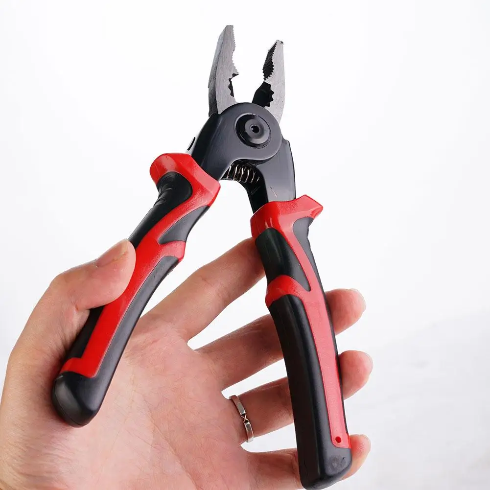 5 In 1 Multifunctional Pliers Replaceable Steel Wire Pliers Wire Stripping Interchangeable Head Tool Special For Electricians