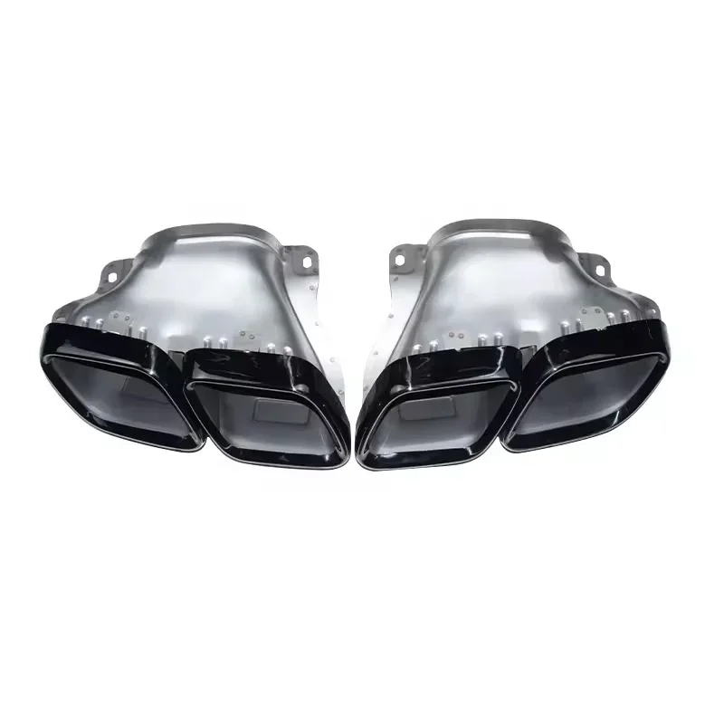 

Suitable for AMG GT63 W167 Black-Plated Four-Outlet Stainless Steel Rectangle Exhaust tip