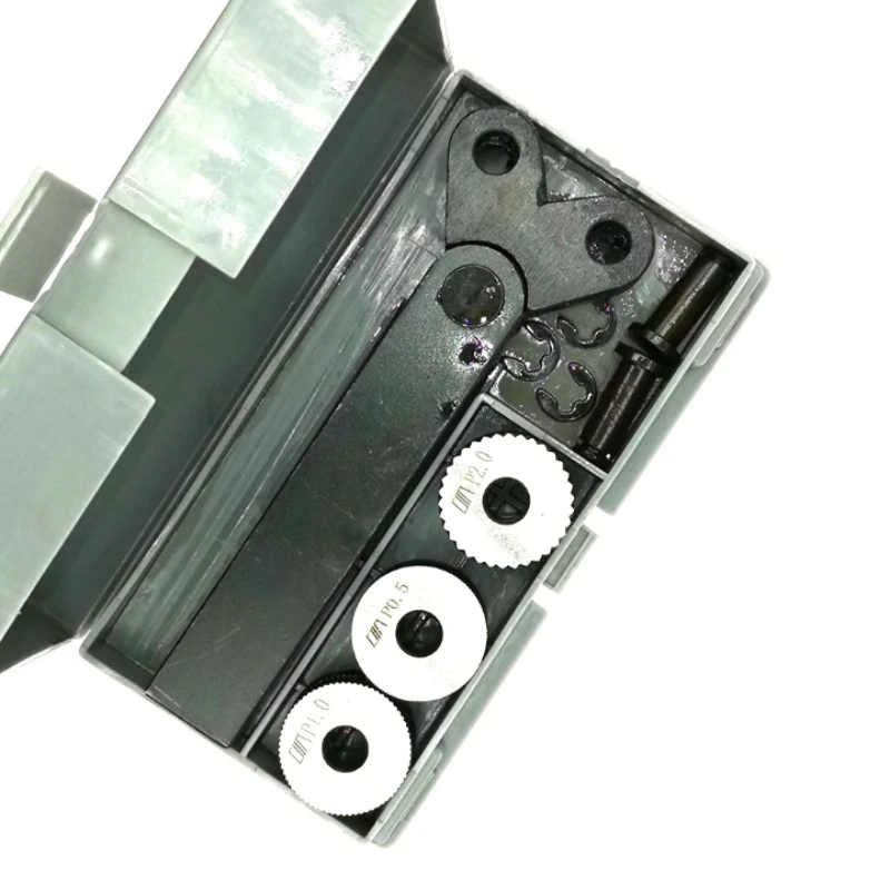 

7 шт. 0,5 мм, 1 мм, 2 мм, набор инструментов с двойным колесом и накаткой с несколькими зубьями