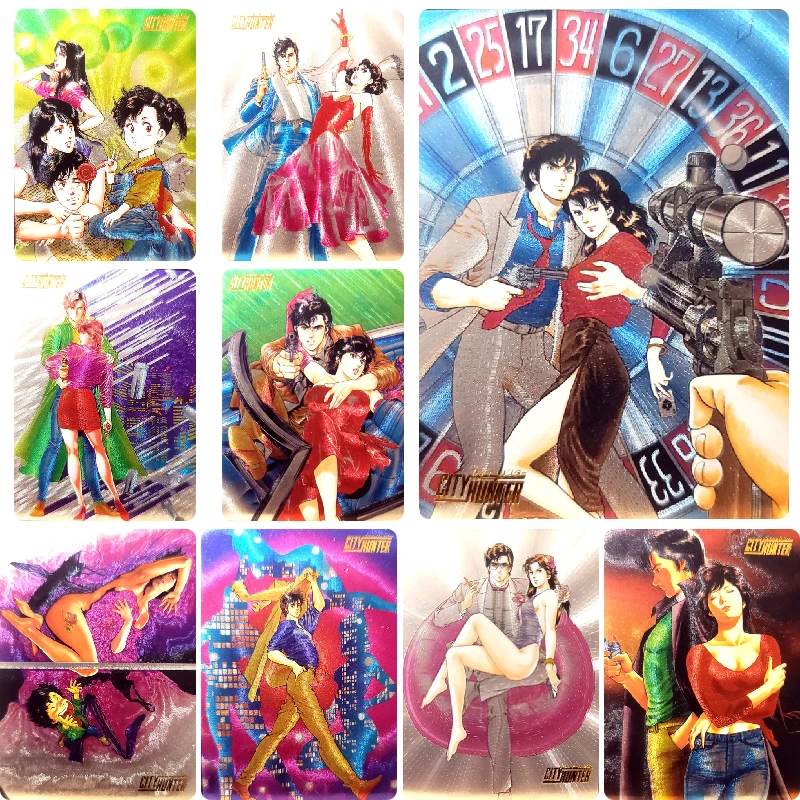 City Hunter Anime Characters Nakamura Hideyuki Saeko Nogami DIY Homemade Collection Card Christmas Birthday Gift Game Toys