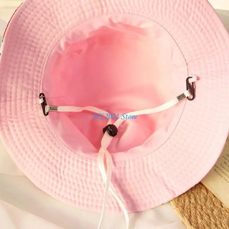 

G5GC Girls Cotton Bucket Hat Toddler Outdoor Sports Fisherman Cap for Girls Infant Casual Spring Summer Sunscreen Hat