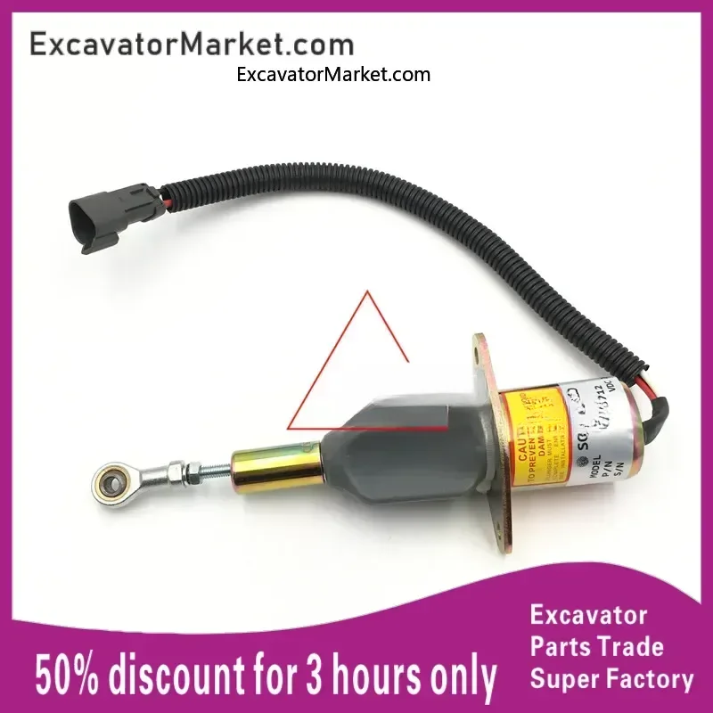 

Excavator Spare Adapted to Komatsu PC300/350/360-7 flameout solenoid valve flameout switch assembly 4063712 excavator