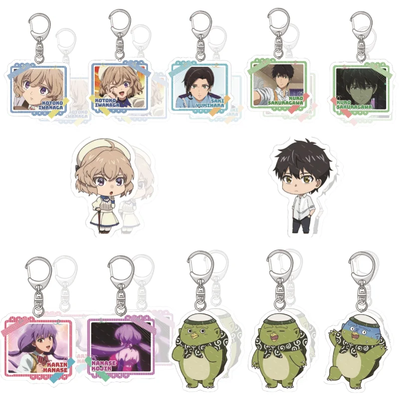 Anime hypothetical deduction In/Spectre Iwanaga Kotoko Sakuragawa Kurou Cosplay COSTUME Acrylic Key Chains Keyring Prop Xmas Gif