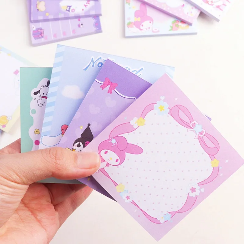 Kawaii Memo Pad with Cute Cartoon Print, Perfect Gift for Anime Fans and Stationery Lovers