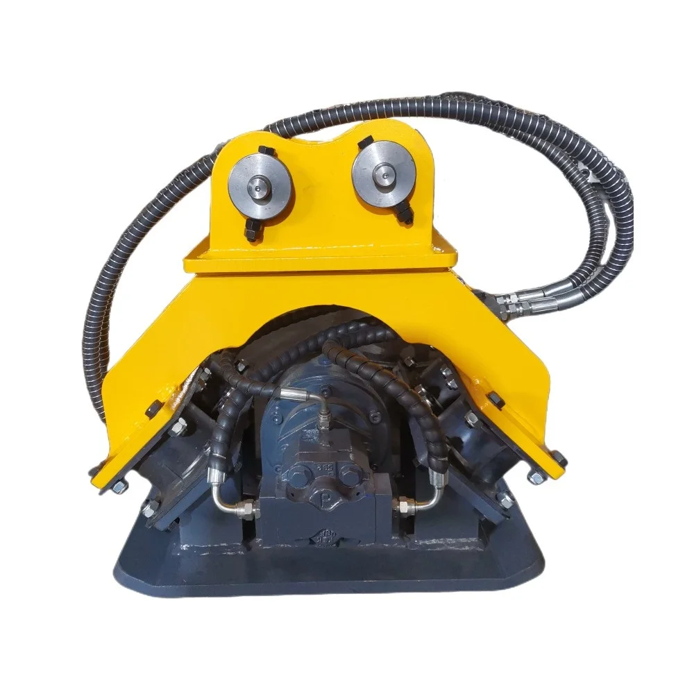 Hot Sale,Mini 1-3 Tons Excavator Hydraulic Compactor Vibrating Compactor Excavator Hydraulic Plate Compactor