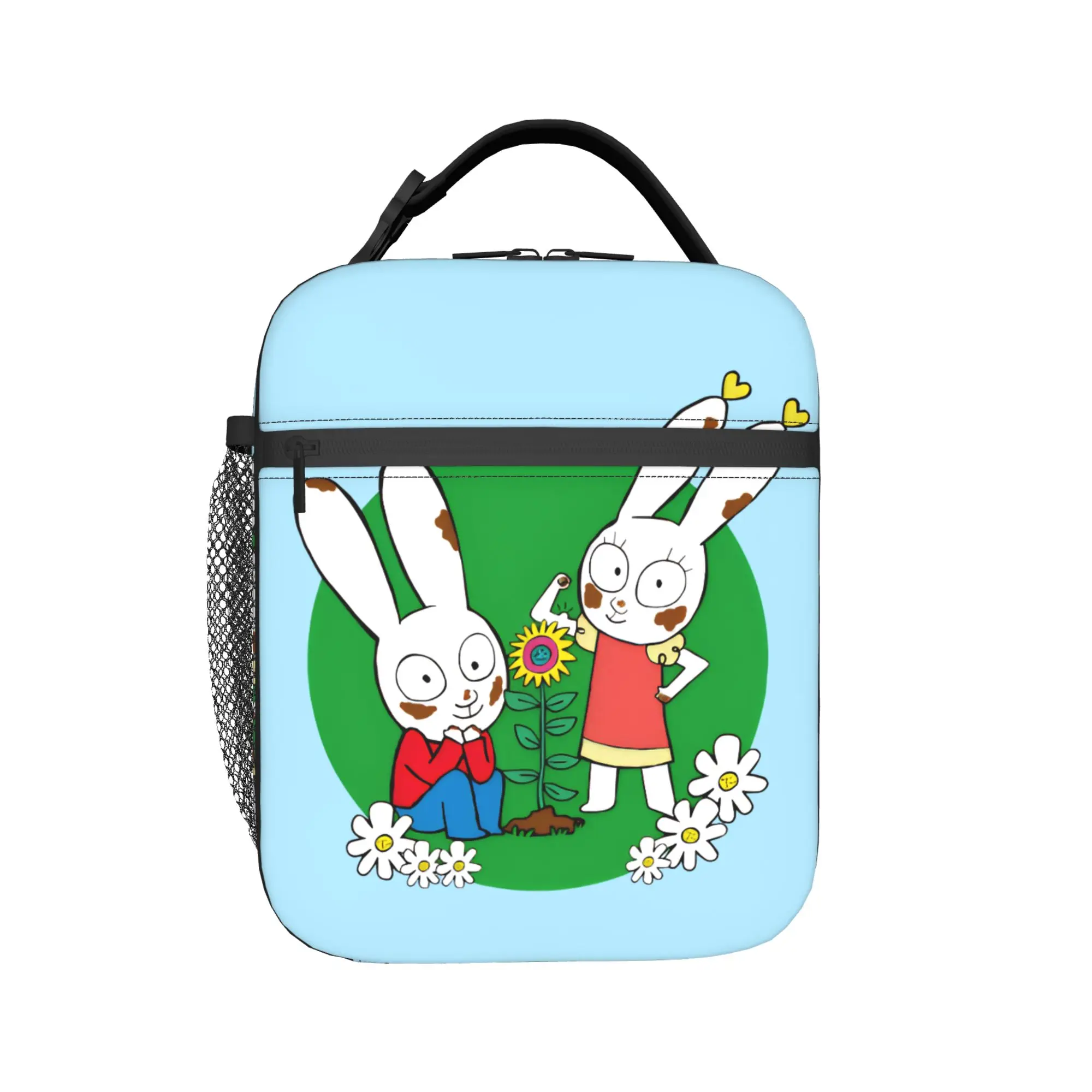 Simons Super Rabbit Insulated Lunch Bag Portable Cute Bunny  Lunch Container Cooler Bag Tote Lunch Box Office  Picnic Men Women