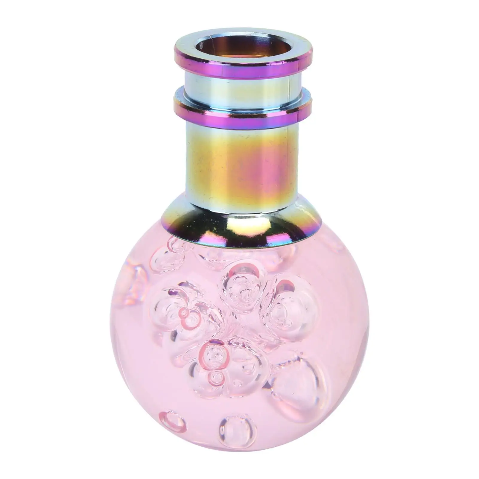 Manual Knob Gear Stick Shifter Crystal Bubble with 3 Threaded Adapters Universal Acrylic + Metal Acrylic Shifter