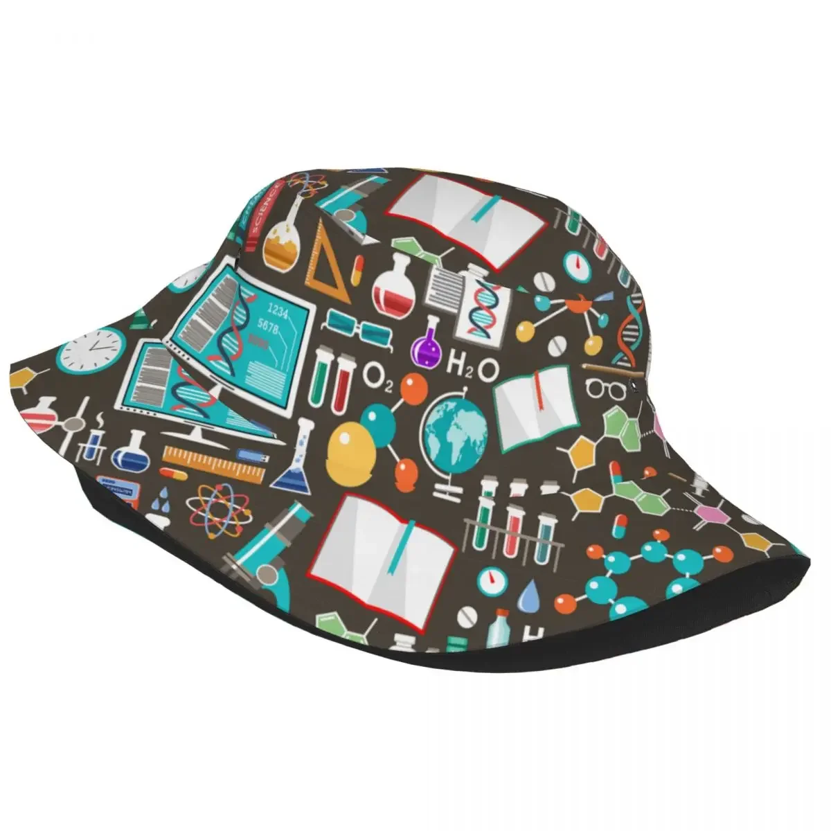 Summer Beach Vacation Getaway Headwear Science Chemistry Bucket Hat Trendy Women Men Sun Hat Ispoti Fishing Cap Hiking