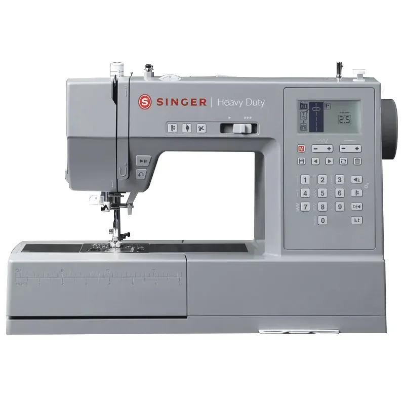 

New Singer Sewing Machine HD6805C Electronic Heavyduty Original Promise With Pedal High Speed High Power Heavy Duty