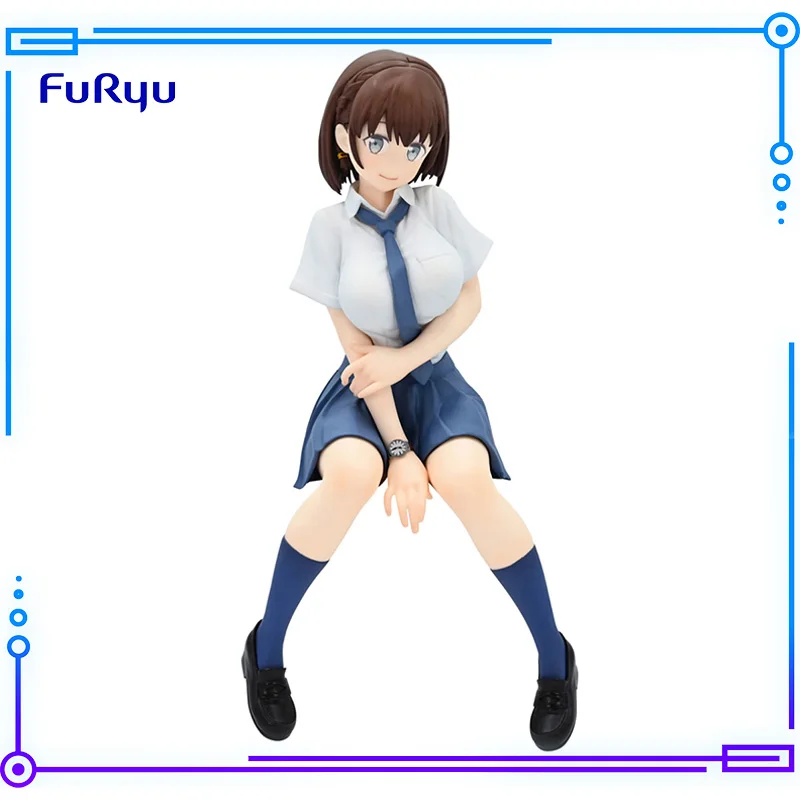 

FuRyu Original Genuine Kawaii Anime Girl Tawawa on Monday 2 Ai-chan Noodle Stopper Figure 13cm Collections Model Toy Figures