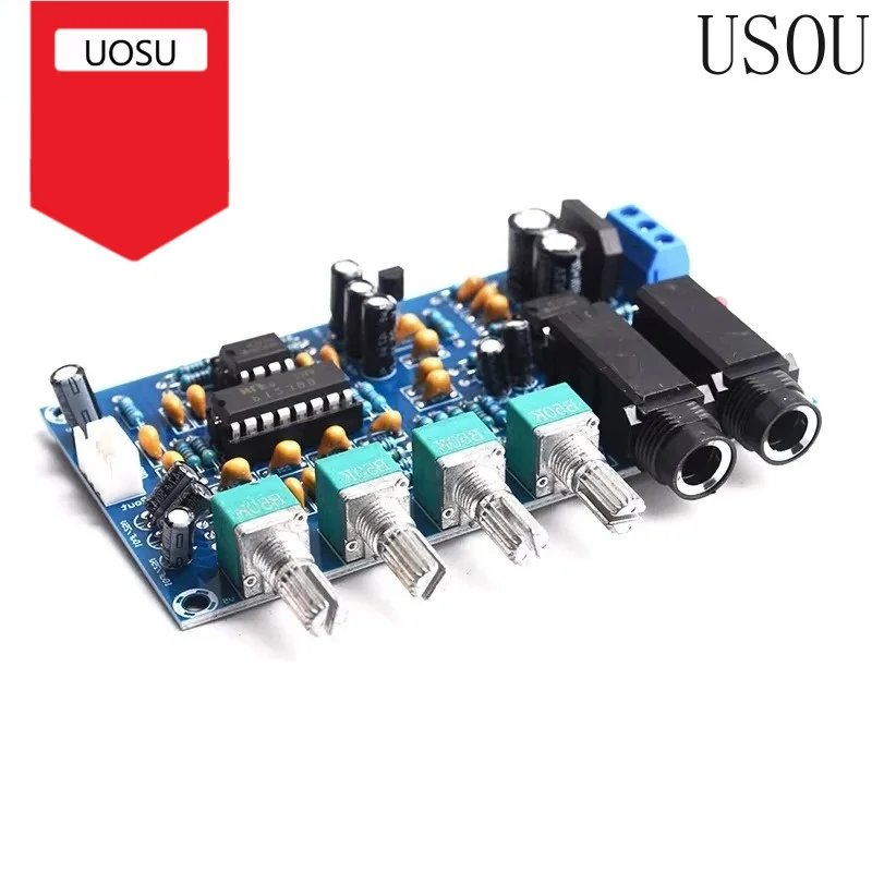 XH-M173 Karaoke Microphone Amplifier Board K Song Mixing Module Reverberation Audio Preamp Singing Amplifier Board DIY
