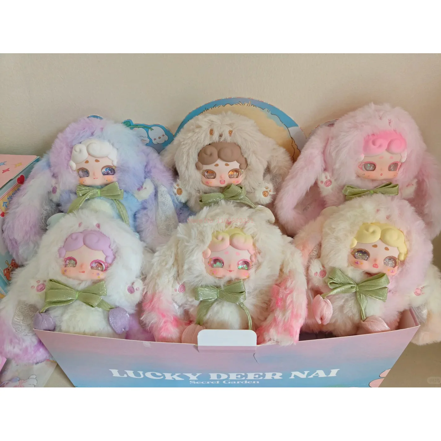 حقيقي جديد محظوظ Deernai V2 حديقة Goodnight سلسلة لطيف الفينيل صندوق أعمى الشكل جمع زخرفة ديكور عيد ميلاد فتاة هدية