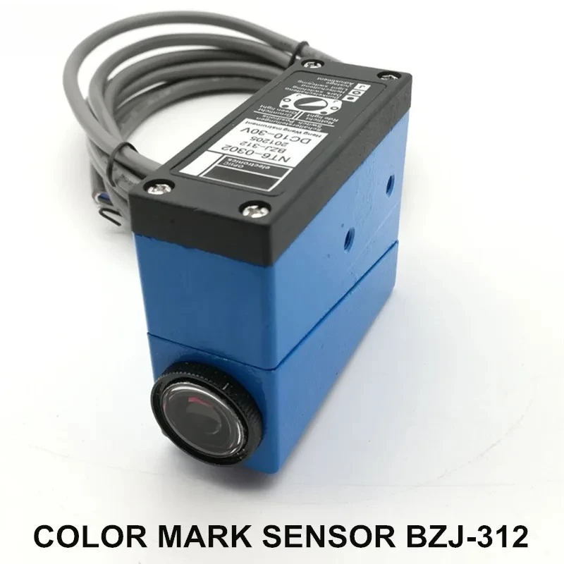 Color Mark Sensor BZJ-312 Use for Packing Machine voltage 10-30v DC metal case Photoelectric Eyes Marks