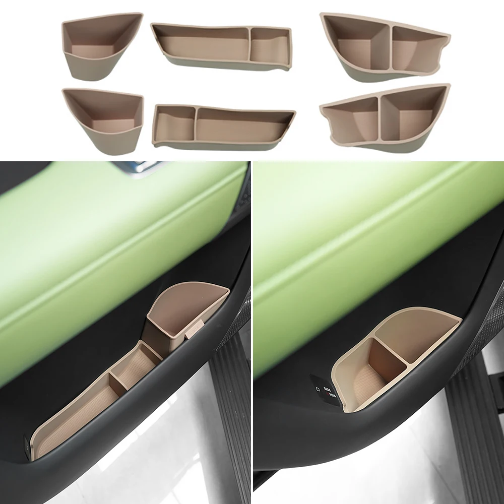 

Car Door Slot Storage Silicone Box Storage Pad Interior Upgrade Modified Accessories Fit For MHEOR II M817 2025 2026