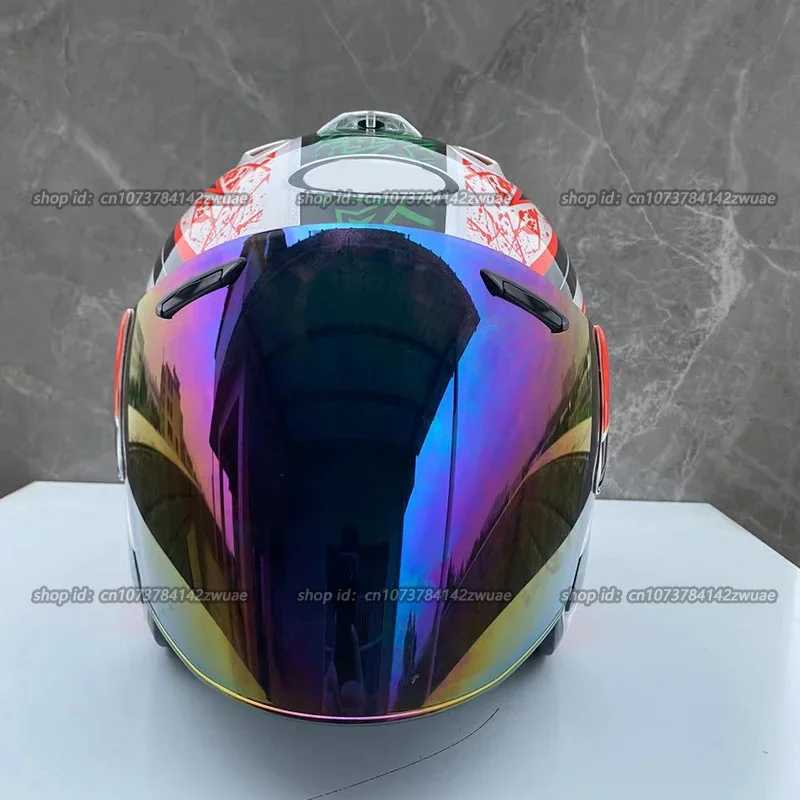 Ram3 Hayden 4 Green Half Helmet Men and Women Motorcycle Off-Road Summer Helmet Downhill Racing Mountain Cross Casco Capacete