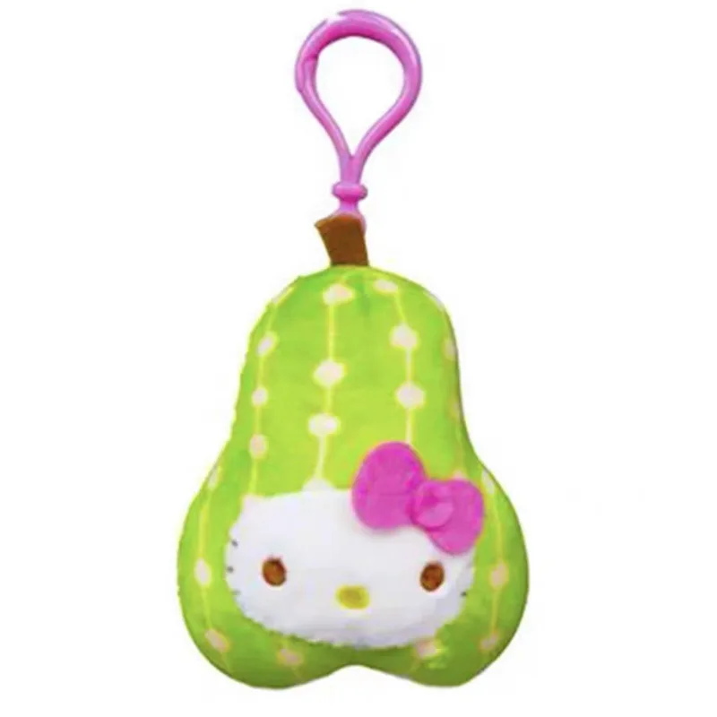 Kawaii Sanrio Hello Kitty Fruit Collection Plüschtiere Rucksack Schlüsselanhänger Cartoon Peripherie Weiche Angefüllte Puppe Mädchen Geburtstagsgeschenk