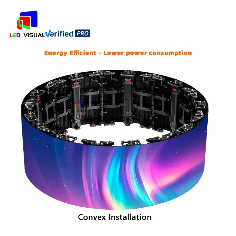 

Led High-definition Indoor Flexible Screen Curved Stage Background P2.604 Rental Display