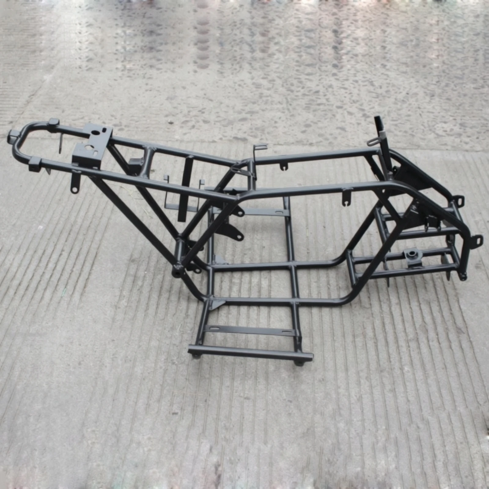 Electric off-Road Vehicle Frame Welded Pipe Steel Chassis Compact for DIY Builders, Garage Fabrication