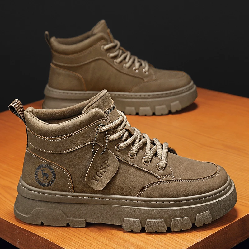 

Мужская обувь Повседневные кроссовки Кожаные уличные кроссовки на платформе Модные скейтборд Роскошные дизайнерские спортивные прогулочные беговые рабочие теннисные ботинки