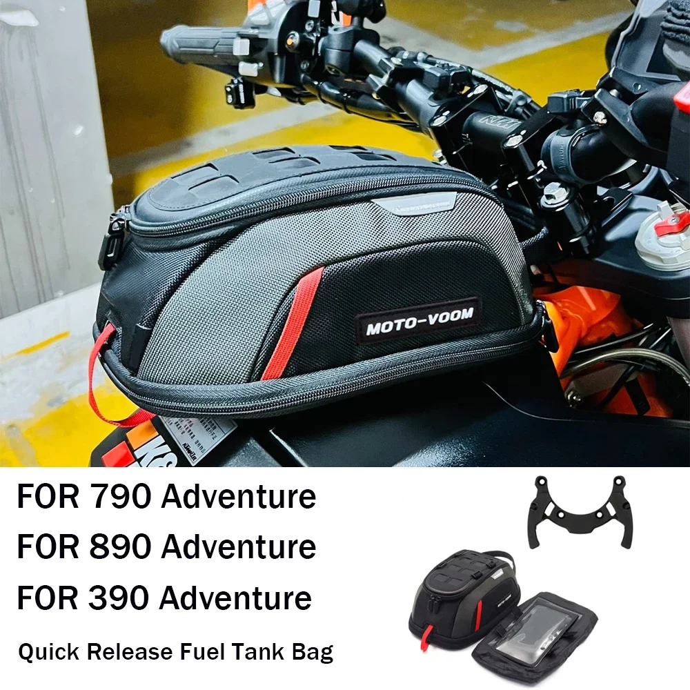 For KTM 790 Adv 890 Adv 390 ADV R Motorcycle Quick Release Fuel Tank Bag Waterproof Quick Release Motorcycle Accessories