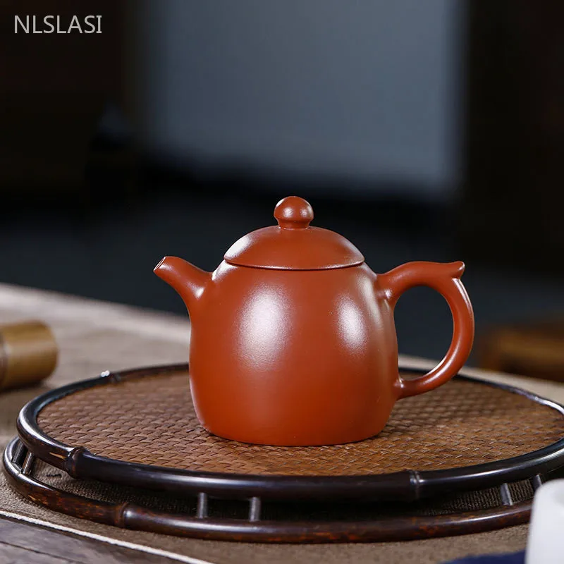 

250ml Tradition Yixing Purple Clay Tea Pot Handmade Ball Hole Filter Kettle Custom Beauty Tea Infuser Chinese Zisha Tea Set