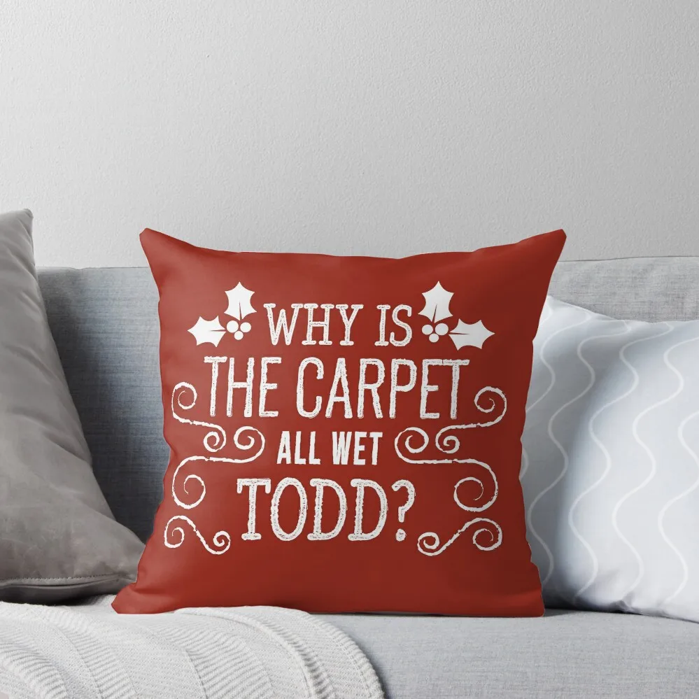 

Christmas Vacation Todd and Margo Quote by Kelly Design Company Throw Pillow Couch Pillows luxury throw pillow covers pillow