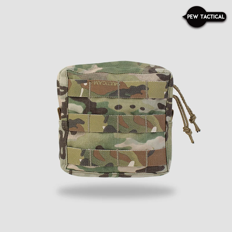 Pew Tactical Molle General Purpose Pouch - Medium 6” X 6” Upright  Airsoft Accessories