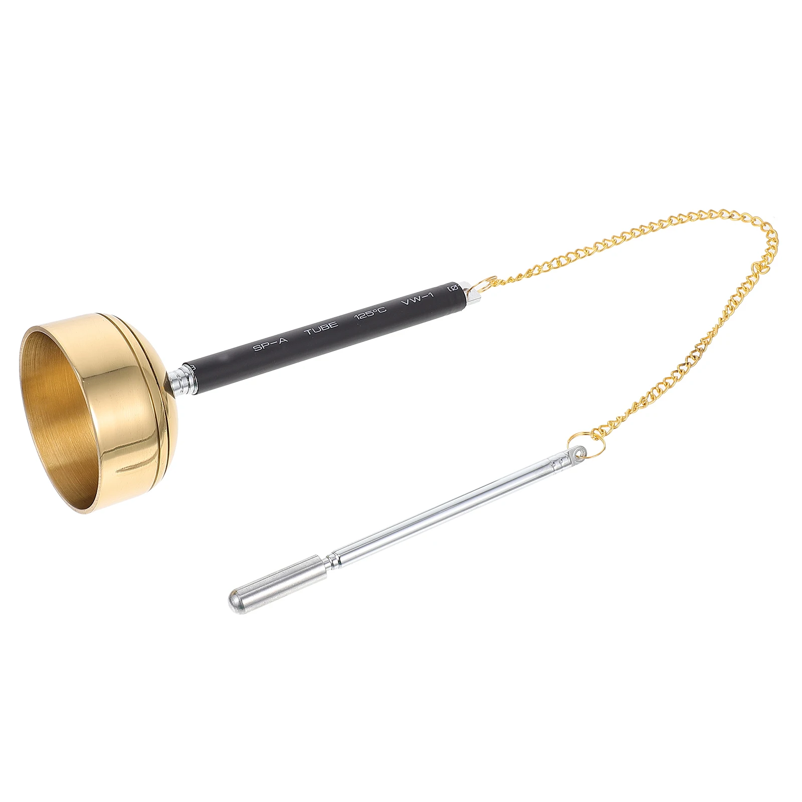 

1pc Chime Guiding Bell Handbell Ritual Instrument Temple Supply Meditation Decoration Resonance Tool Yoga Studio Sauna