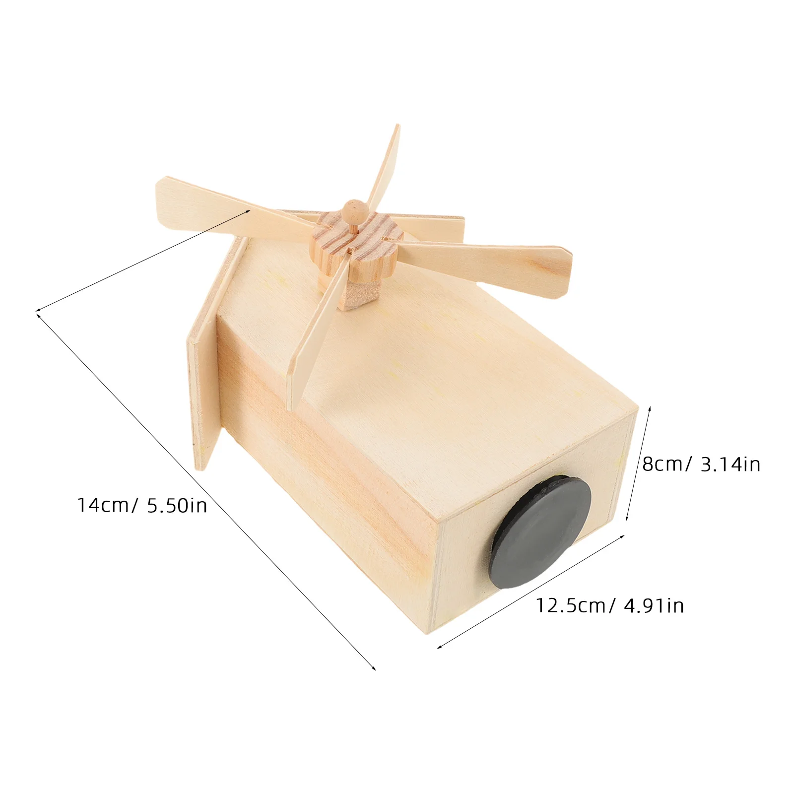 5 pièces inachevé moulin à vent en bois maison tirelire bricolage boîte d'économie de pièces de monnaie à peindre créatif enfants tirelire bois tirelire