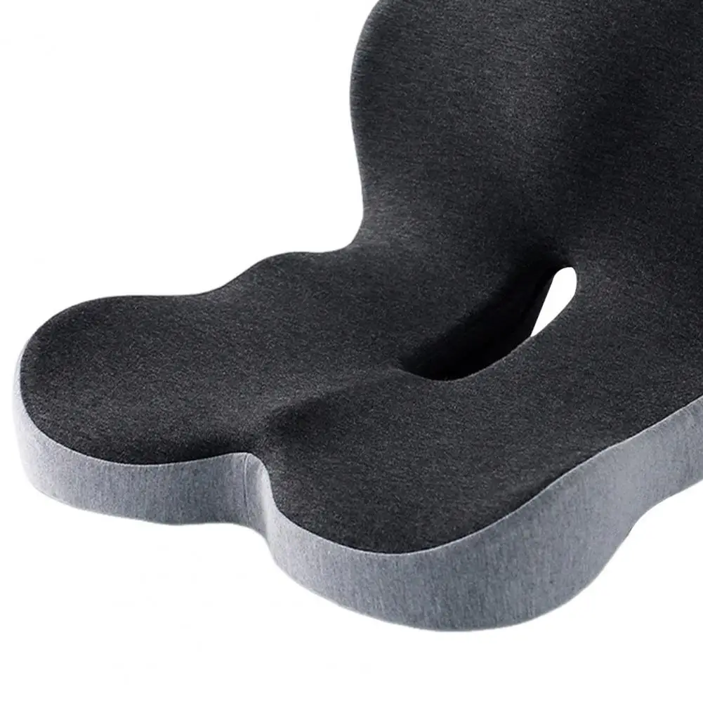 Office Chair Cushion Memory Foam Truck Driver Seat Cushion Ergonomic Lumbar Support Back Cushion with Adjustable Strap for Long