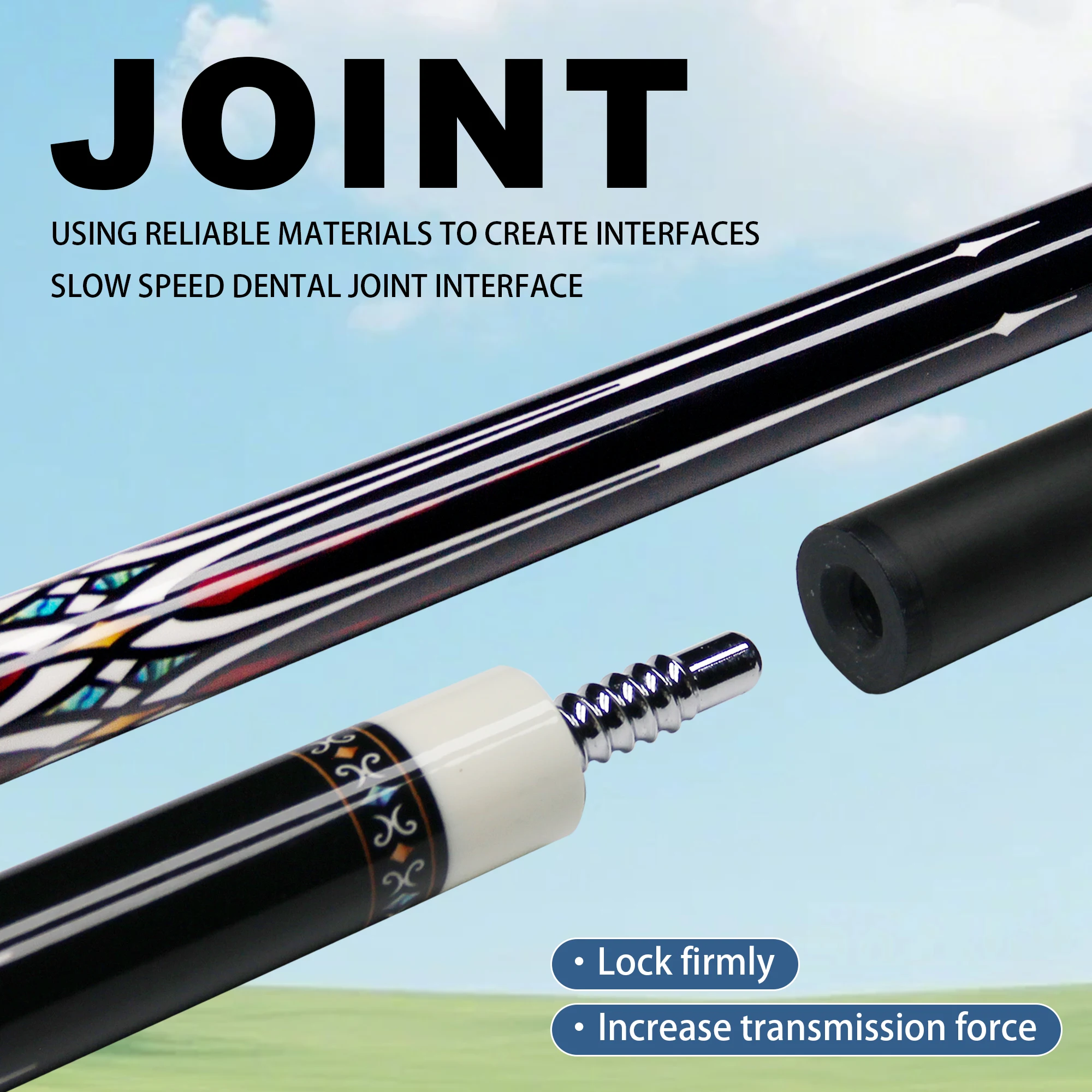 Pure Carbon Pro Pool Cue - Genuine Leather Wrap, 3/8