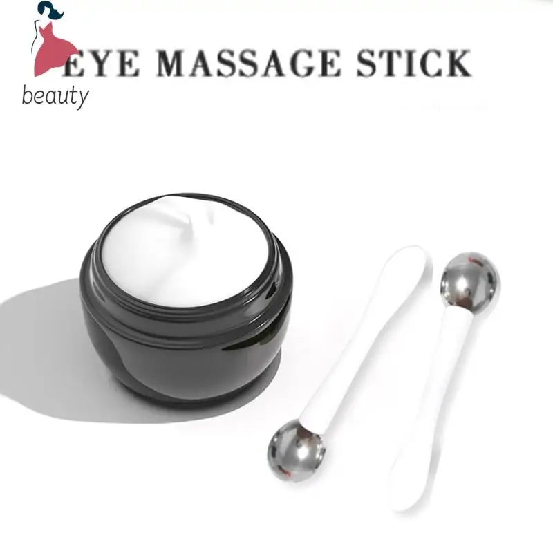 1pc Eye Roller Massage Stick Eye Cream Applicator Cosmetic Spatula Anti Wrinkle Facial Spoon Gold Alloy Face Thin Skin Care Tool