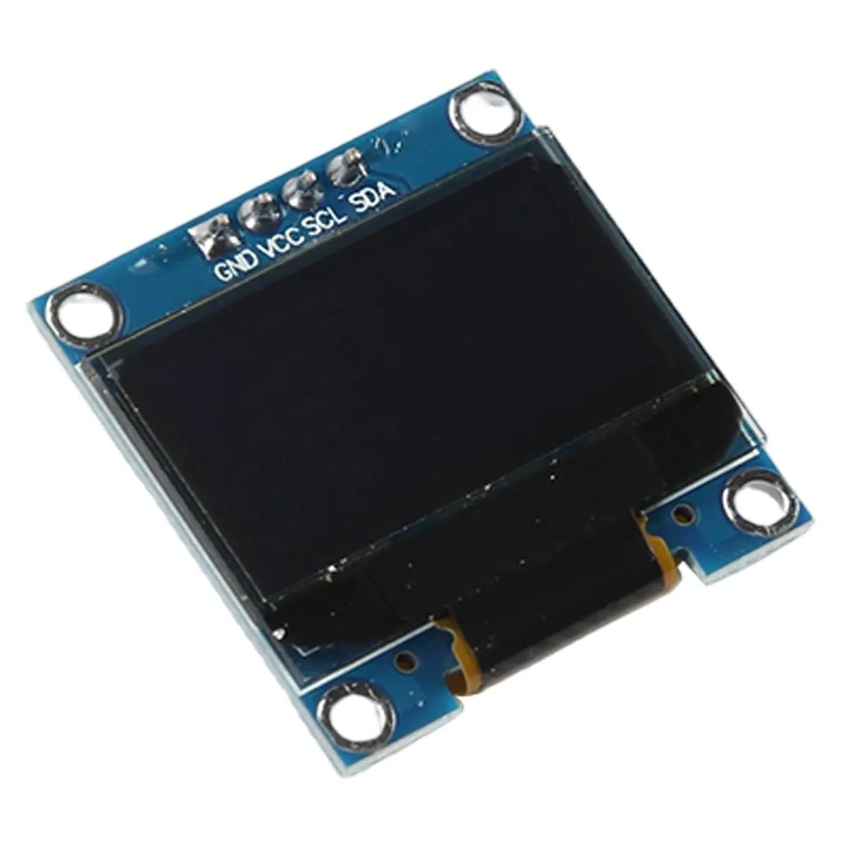 A14M 0.96 Inch OLED Display Screen Module IIC 128x64 SSD-1306 LCD Screen 3.3V-5V Blue Yellow for ESP8266